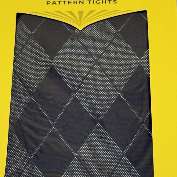 Sam Edelman Circus New York tights argyle print size Small - Picture 4 of 10